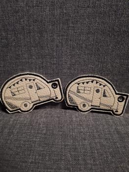 ITH - Stickdatei Schlüsselanhänger Wohnwagen